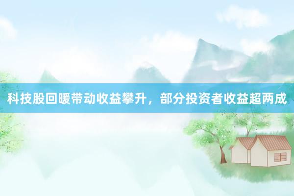 科技股回暖带动收益攀升，部分投资者收益超两成
